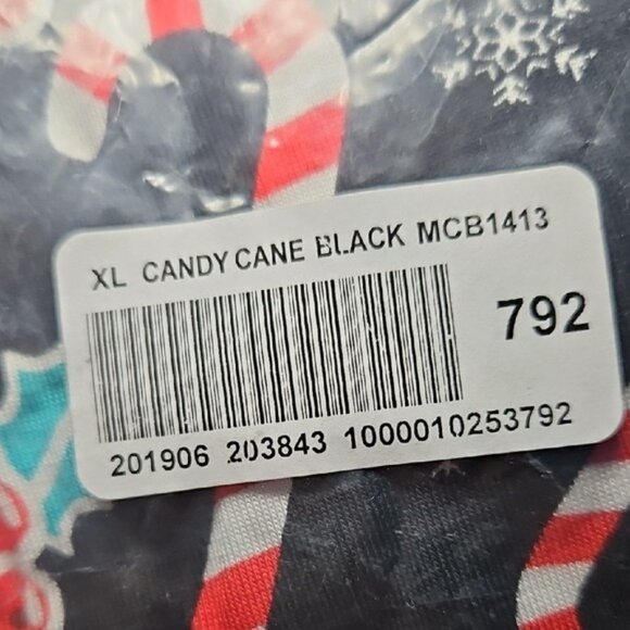 Modcloth Jersey Knit Candy Cane A-Line Skirt Festive Holiday XL New Office - Picture 4 of 8